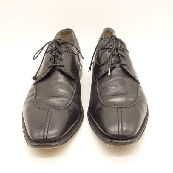 ZELLI Oxford Dress Shoes Black Leather Lace Up main image 7